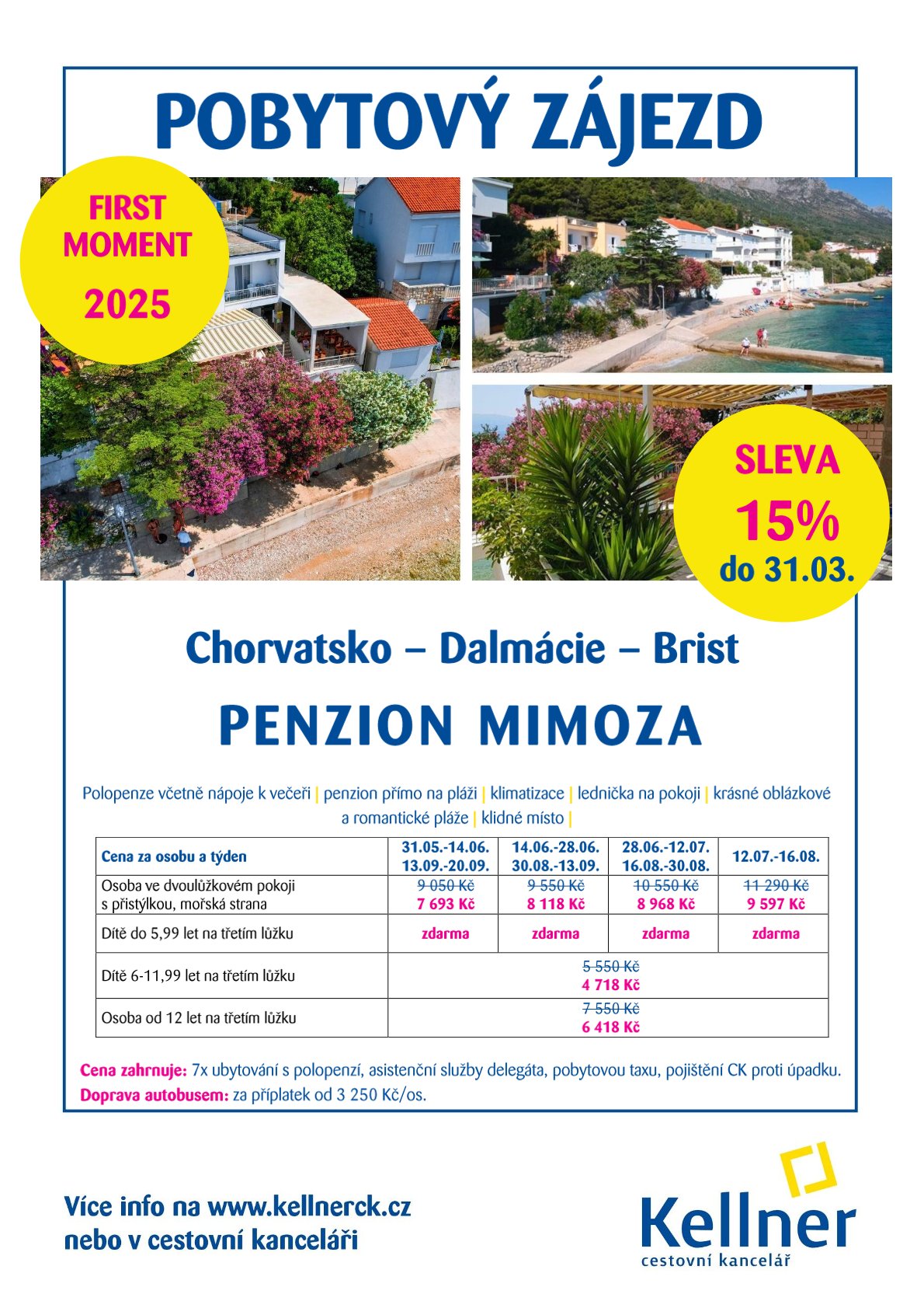 01. Chorvatsko - Brist - Penzion Mimoza - FM